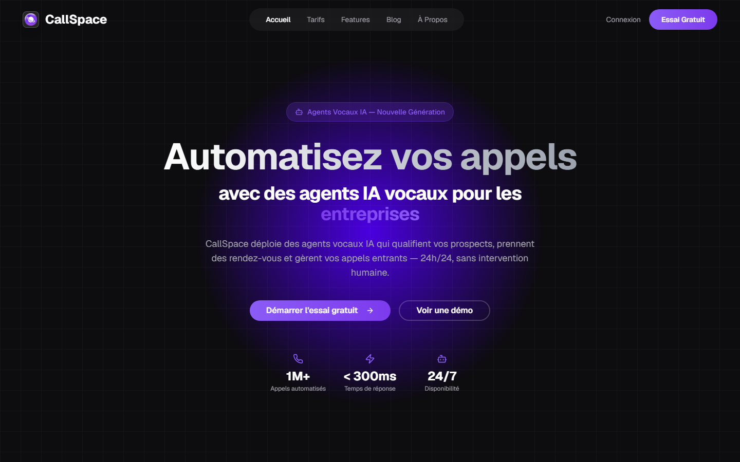 Aperçu du projet CallSpace